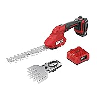 SKIL PWR CORE 20 20V Shear & Shrub 2-in-1 Kit Including 2.0Ah Battery and Charger -GH1000B-11
