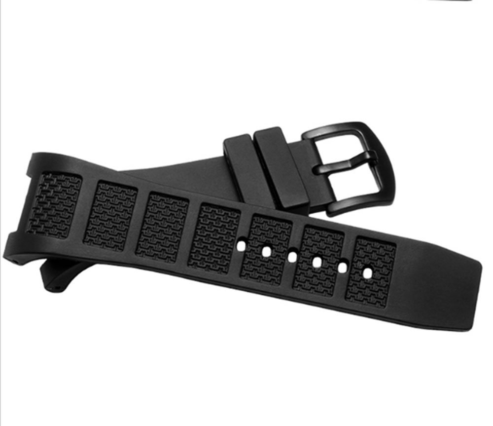 30x16mm Black Concave Lug Rubber Silicone Watch Band Strap Fits for IWC IWC500501