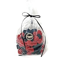 Gustaf's English Licorice Allsorts Wine Gums & Berries, Bulk Gift Bag (RED & BLACK BERRIES One pound)