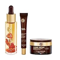 Riche Creme Nourishin Anti Wrinkle Serum and Day and Eye Cream Set Mature Skin