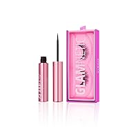 Glamnetic Magnetic Eyelashes - Virgo | Short Magnetic Lashes with Hybrid Magnetic Eyeliner, Liquid Clear - Waterproof & Smudge Proof Liner | All-Day Hold for Magnetic Lashes