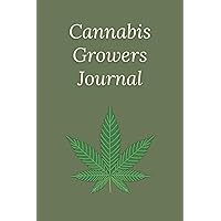 Cannabis Growers Journal: A Record Keeping Cannabis Log for Weed Grow and Harvest, Medical Weed Reference, Marijuana Growing & Harvesting Log, Keeping Track Of Details