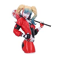 Nemesis Now Officially Licensed Harley Quinn Bust, Red, 30cm