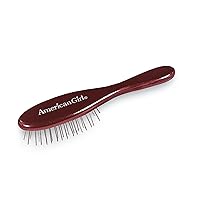 American Girl 18-inch Doll Accessories Doll Brush with Sturdy Wooden Handle and Wire Bristles, For Ages 8+