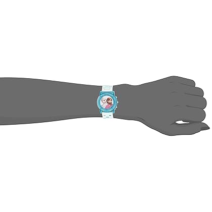 Accutime Kids Disney Frozen Digital LCD Quartz Wrist Watch with Strap, Cool Inexpensive Gift & Party Favor for Toddlers, Boys, Girls, Adults All Ages