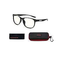 GUNNAR - Premium Gaming and Computer Glasses for Kids (age 12+) - Blocks 35% Blue Light - Rush, Onyx, Clear Tint