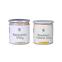 YOGI’S GIFT – Celebrating health Multi Pack | Bentonite Clay + Brazilian Yellow Clay for bundle