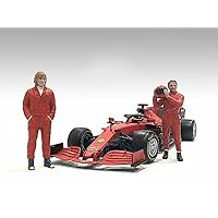 American Diorama Racing Legends 70's Figures A and B Set of 2 for 1/18 Scale Models 76351-76352