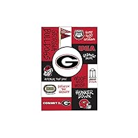 Magnolia Lane Georgia College Football Bulldogs School Spirit Collage 12 x 18 Garden Flag 20170 0