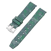 For Omega Swatch MoonSwatch Curved End Silicone Rubber Bracelet Men Women Sport Watch Band Accessorie 20mm