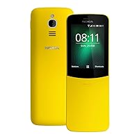 Nokia 8110 (TA-1059) 512MB/4GB 2.45-inches Factory Unlocked, International Stock (Yellow)
