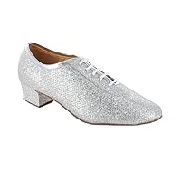 Men's Fashion Glitter Lace-up Closed Toe Salsa Tango Jazz Rumba Ballroom Latin Modern Dance Shoes