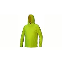 Pyramex Workwear Pullover Hoodie Long Sleeve HI VIS Lime Non rated SIZE 3X LARGE
