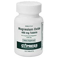 Cypress Pharmaceutical, Inc.- Magnesium Oxide 400 mg. - 120 Tablets