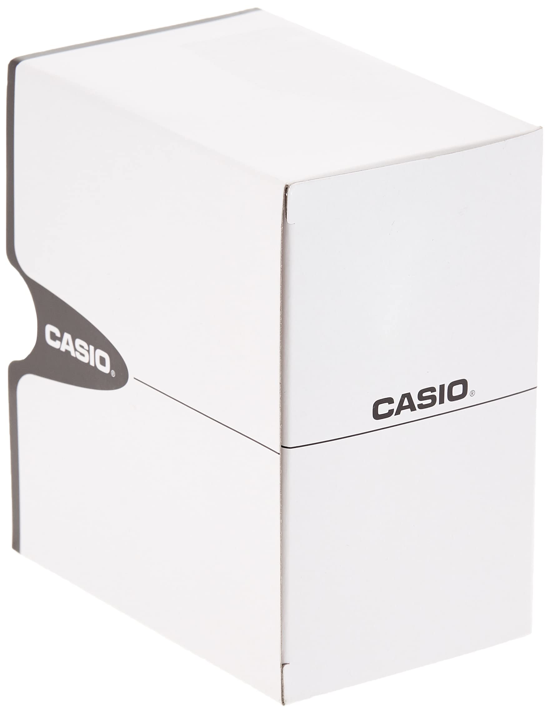 Casio Women Analog Quartz Watch with Leather Strap LTP-V002GL-7BUDF, White, Strap.