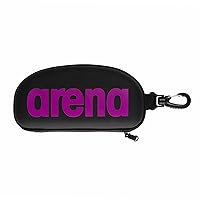 Arena Unisex Swim Goggle Case For Swimming Goggles, Protective Hardcover Carrying Case With Clip, Multiple Colors
