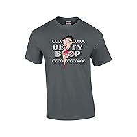 Betty Boop The Original Sass Symbol Distressed Unisex Short Sleeve T-Shirt Graphic Tee Graphic Tee-Charcoal-5xl