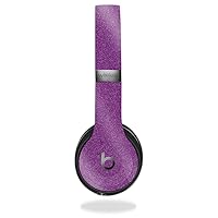 MightySkins Glossy Glitter Skin for Beats Solo 3 Wireless - Purple | Protective, Durable High-Gloss Glitter Finish | Easy to Apply, Remove, and Change Styles | Made in The USA