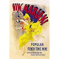 A popular French tonic wine Vin Maria had this poster created by Cheret It was designed for the foreign markets as evidenced by the english language on the Belle epoque poster Known as the father of
