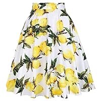 NP Autumn Skirts Womans Women Big Swing Housewife Party Skirt