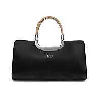 Women's soft leather handbag, top-grade satchel, wallet and handbag