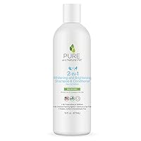 Pure and Natural Pet 2-in-1 Whitening & Brightening Shampoo & Conditioner