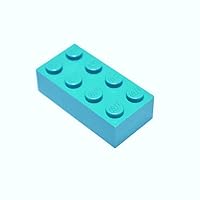LEGO Parts and Pieces: Medium Azure (Deep Sky Blue) 2x4 Brick x20