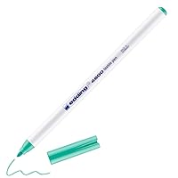 edding 4600 textile pen - pale green - 1 pen - round nib 1 mm - permanent fabric pens for drawing on textiles, wash-resistant up to 60 °C - fabric pen