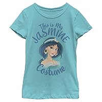 Disney Princess Jasmine Costume Girl's Solid Crew Tee