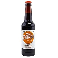 Dang! That's Good Soda in 12 Ounce Glass Bottles - Red Cream, Root Beer, Butterscotch, Diet Root Beer, Diet Butterscotch and Italian Cherry Soda - Bundled by Louisiana Pantry (Diet Root Beer, 12 Pack)