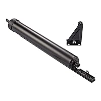 Ideal Security Quick-Hold Closer for Extra-Heavy Storm Doors with Torsion Bar, Black (1.5-Inch Diameter)