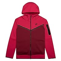 Nike Sportswear Tech Fleece Full-zip Hoodie Mens Size 3X-Large Berry/Pomegranate