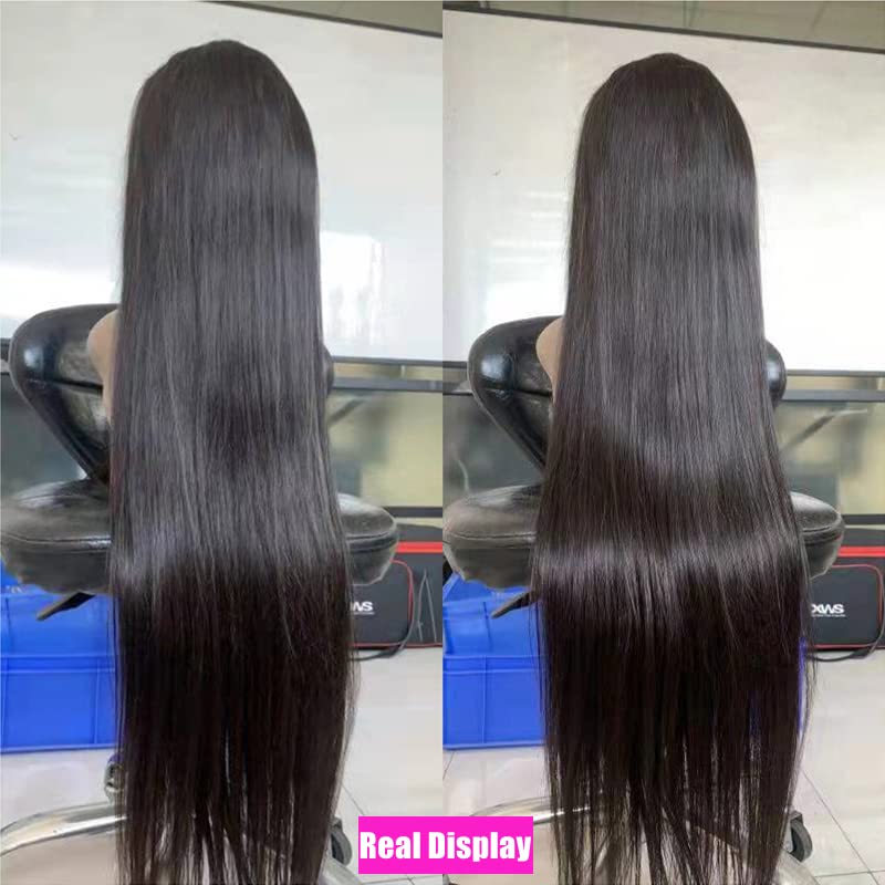 Mua Lace Front Wigs Human Hair 22 inch Pre Plucked 13x4 HD Transparent  Straight Lace Front Wig Human Hair Wigs with Baby Hair Glueless 160%  Density Lace Frontal Wigs for Black Women