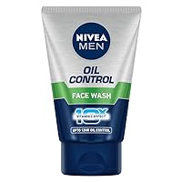 Nivea Men Oil Control Face Wash (10X Whitening), 100Gm 100Ml