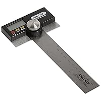 General Tools 1702 6-Inch Stainless Steel Pivoting Arm Digital Protractor