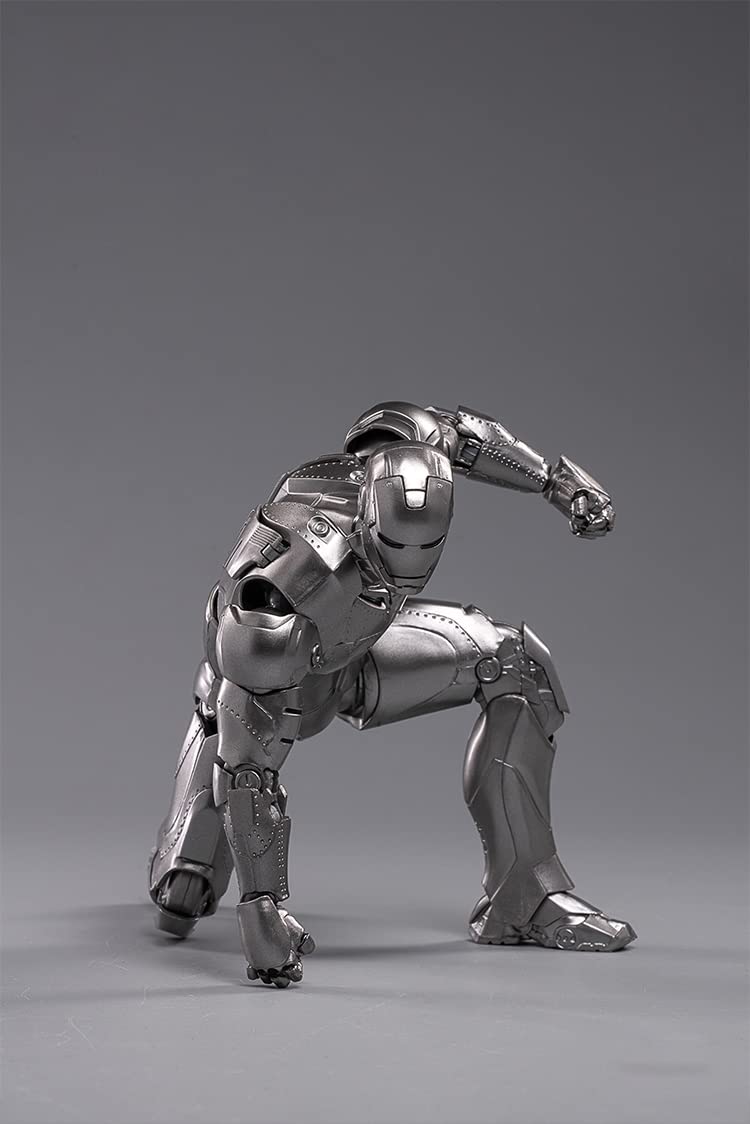 GTLANDS 10th Anniversary 1/10 Scale Deluxe Collector Iron Man MK 2 Action Figure with the Hall of Armor, 7'' (1908)