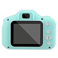 1080P Digital Camera, 2.0 LCD Photography Autofocus Vlogging Camera, Digital Zoom Video Camera with Card Reader, Compact Point Travel Cameras for Gifts (Green)