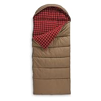 Guide Gear Sleeping Bag for Adults, Cold Weather, Winter, Hiking, Camping, Hunter, Canvas, -30 Degrees