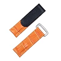 20mm Italian Cowhide Leather Watch Band For Rolex Strap For Daytona Submariner GMT Datejust Yacht-Master Belt Folding Buckle