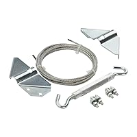 National Hardware N192-211 Anti-Sag Gate Kit, For Exterior Use, Coated with WeatherGuard Protection, Zinc-Plated