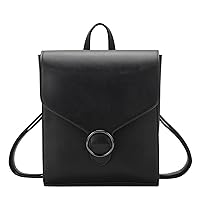 Oichy Womens Backpack PU Leather Convertible Shoulder Handbag Ladies Rucksack Crossbody Bag Travel Bag