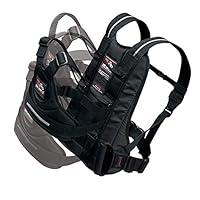 Child Motorcycle Safety Harness with Handles Reflective Material Black