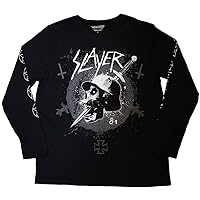 Slayer Dagger Skull Long Sleeve T Shirt