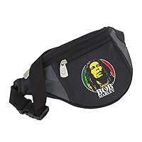 Bob Marley Official Rasta Fanny Pack — Red, Yellow, Green & Black (Unisex)