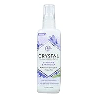 Crystal Essence Lavender and White Tea Body Spray - 4 oz - Liquid