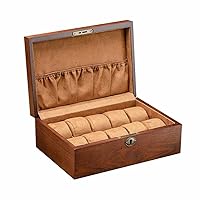 1pc Practical Storage Box Solid Wood Watch Box Jewelry Watch Box Collection Organiser