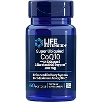 Super Ubiquinol Coq10 with Enhanced Mitochondrial Support, 60 Count (Pack of 2)