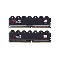 Mushkin Redline Black – DDR4 DRAM – 64GB (2x32GB) UDIMM Memory Kit – 3600MHz (PC4-28800) CL-18 – 288-pin 1.35V Desktop RAM – Non-ECC – Dual-Channel – FrostByte Black Heatsink – (MRC4U360JNNM32GX2)