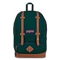 JanSport Cortlandt 15-inch Laptop Backpack-25 Liter Travel Pack, Deep Juniper, One Size