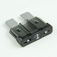 1 Amp Black ATC/ATO Fuses - (Pack of 25)